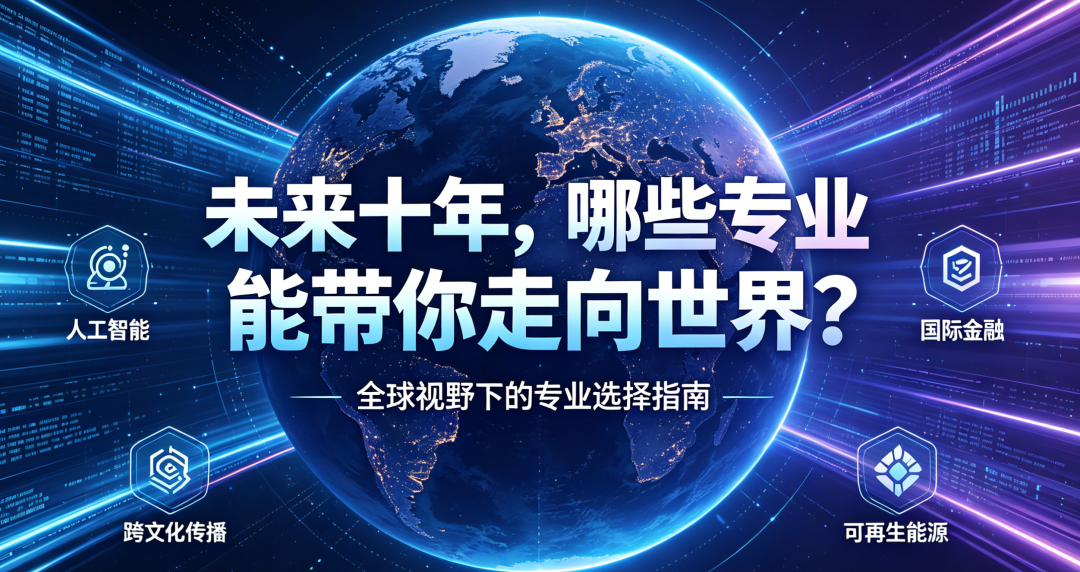 未来十年,哪些专业能带你走向世界?